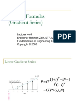 Interest Formulas (Gradient Series) : Lecture No.6 Endrianur Rahman Zain, STP - MM Fundamentals of Engineering Economics