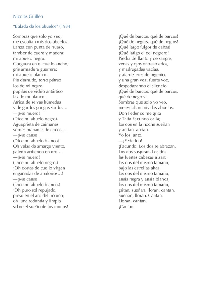 Balada - de Los Abuelos | PDF