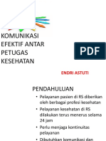 Komunikasi Efektif Antar Petugas Kesehatan