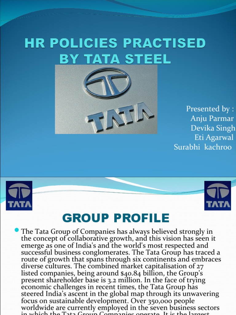 Tata Steel HR Policies Overview | PDF | Employment | Labor