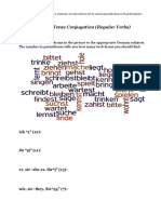 Present Conjugation Wordle GERMAN A1