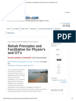 Rehab Principles and Facilitation for Physio’s and OT’s _ PamThePhysio