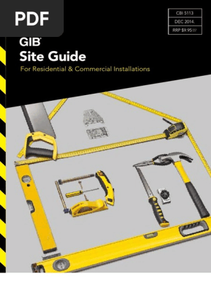 Gib Site Guide 2014 Pdf Drywall Framing Construction
