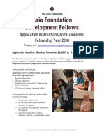 AFDF 2018 Application Guidelines and Instructions