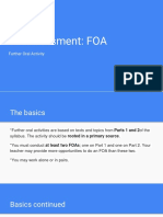 IB Assessment FOA