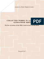 Collected Works Aleksandar Kron