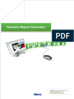 Guide For Dynamic Report Generator - Endsfsdfsdfsdfsdf
