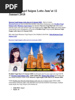 Bocoran Togel Saigon Lotto Jum At 12 Januari 2018
