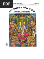 Sri Chakra Puja Vidhi Guide | PDF