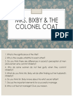 Mrs. Bixby & The Colonel Coat