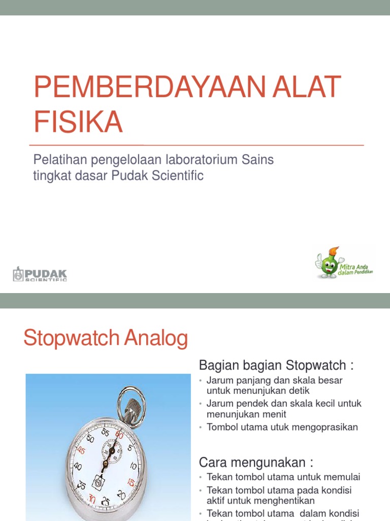 Pemberdayaan Alat Fisika