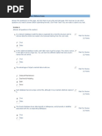 Database Foundatins Exam