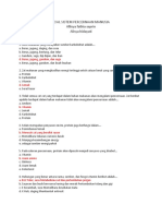 Soal Sistem Percernaan Manusia