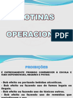 rotinas operacionais