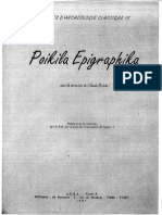 Linscription de Stobi Poikila Epigraph