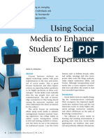 Using Social Media to Enhance Students Learning Experiences