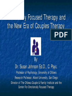 Johnson-EFT and New Era of Couples Therapy