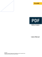 Users Manual: Battery Analyzer