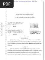 Regents v DHS - Injunction Halting DACA Termination