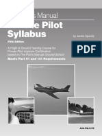 Private Pilot Syllabus: The Pilot's Manual