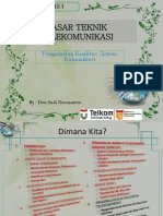 DTG1E3 7 Pengenalan Kualitas Sistem Komunikasi