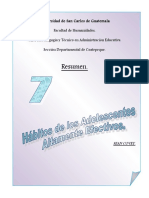 Resumen 7 Hábitos de Los Adolescentes Efectivos