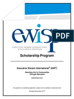 2018 EWISP Scholarship Form