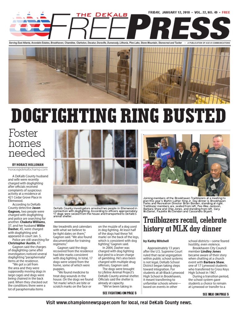 Dogfighting Ring Busted: Foster Homes Needed | PDF | Nuclear Weapons |  South Korea
