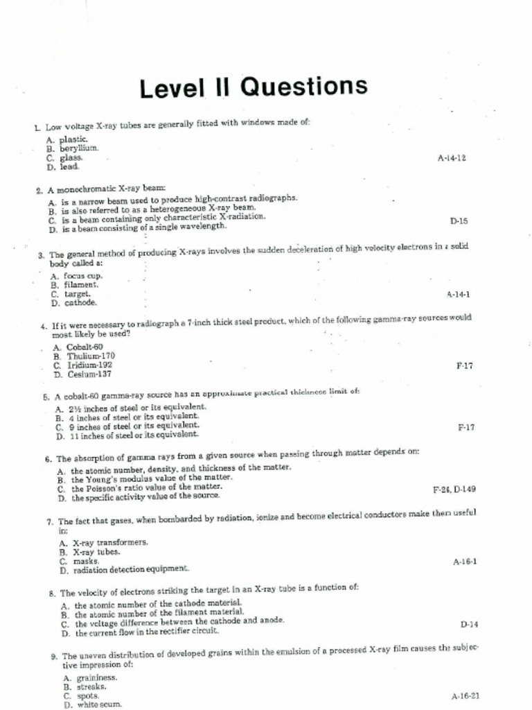 Asnt-Level II RT | PDF