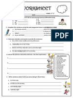 Grammar worksheet