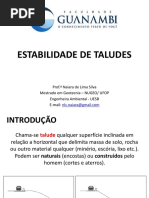 Aula 8 - Estabilidade de Taludes