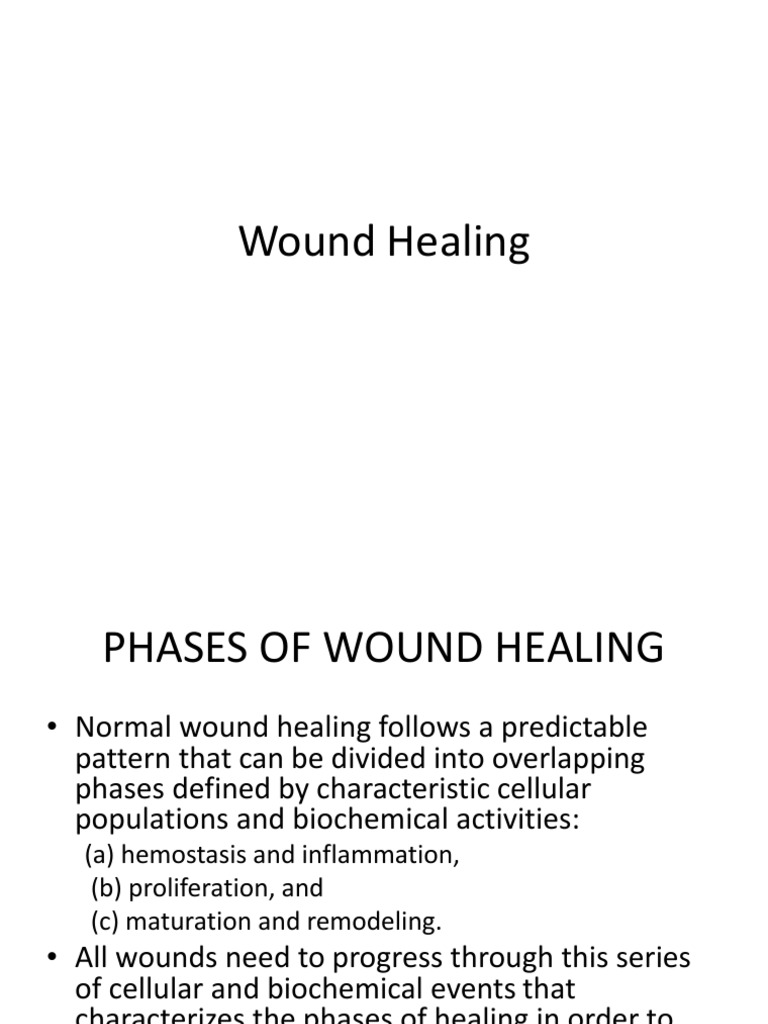 Wound Healing Schwartz | PDF | Wound Healing | Healing