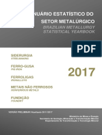 BRASIL. Anuário Estatístico Metalúrgico 2017