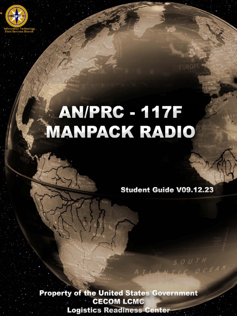An-PRC-117F Manpack Radio - Student Guide v09.12.23 | PDF | Radio ...