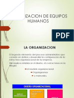 Organizacion de Equipos Humanos Expo Trabajo en Equipo.