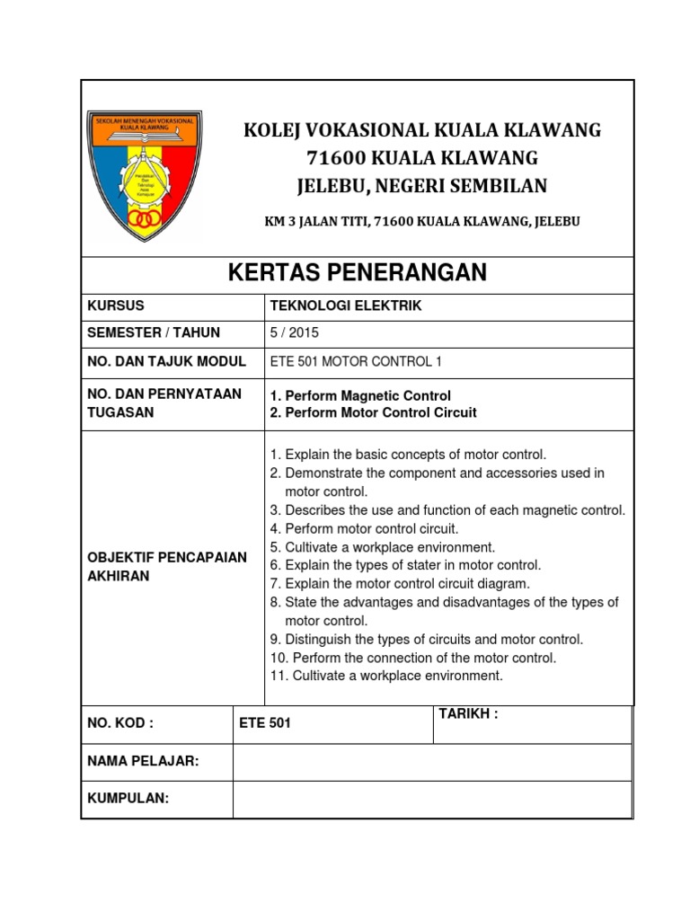 Kertas Penerangan | PDF