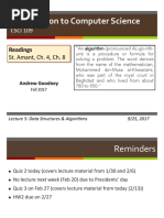 Lecture5 Data Stuctures Algorithms