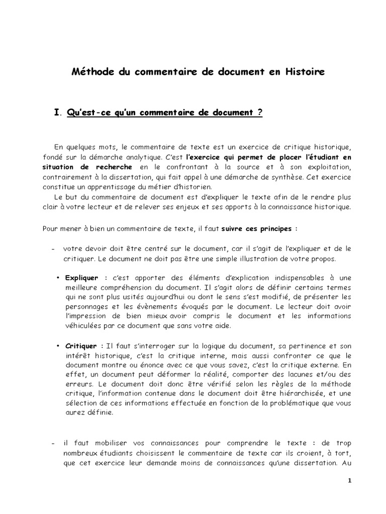 Methode de dissertation en histoire geographie pdf picture