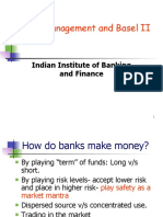 Risk Management and Basel II: Indian Institute of Banking and Finance