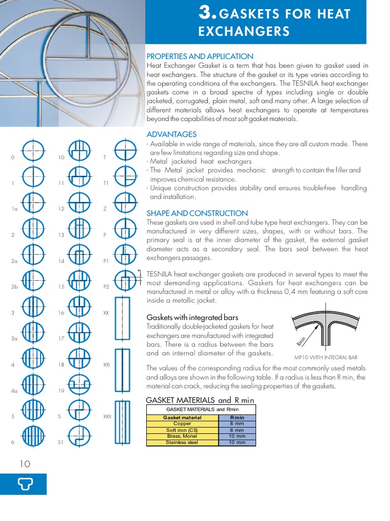 Heat Exchanger Gaskets | PDF | Heat Exchanger | Welding