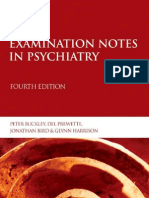 Download Examination Notes in Psychiatry by sorphy SN36885874 doc pdf
