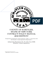 Schuyler County Contract Policy Manual 2018