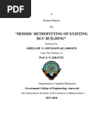 "Seismic Retrofitting of Existing RCC Building": A Seminar Report On
