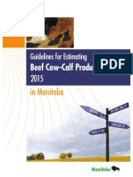 Guidelines For Estimating: Beef Cow-Calf Production Costs