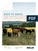 Back To Grass: The Market Potential For U.S. Grassfed Beef