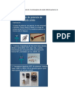 Investigar Sobre La Clasificación de Los Interruptores de Estado Sólido de Potencia y La