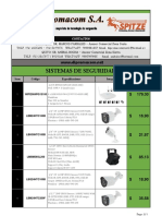 Lista de Precio Cámara Enero 2018