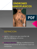 Exposicion SD Paraneoplasicos - DR LEON.