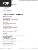Download Time n Calendar Problems  by harivig4945 SN36886958 doc pdf
