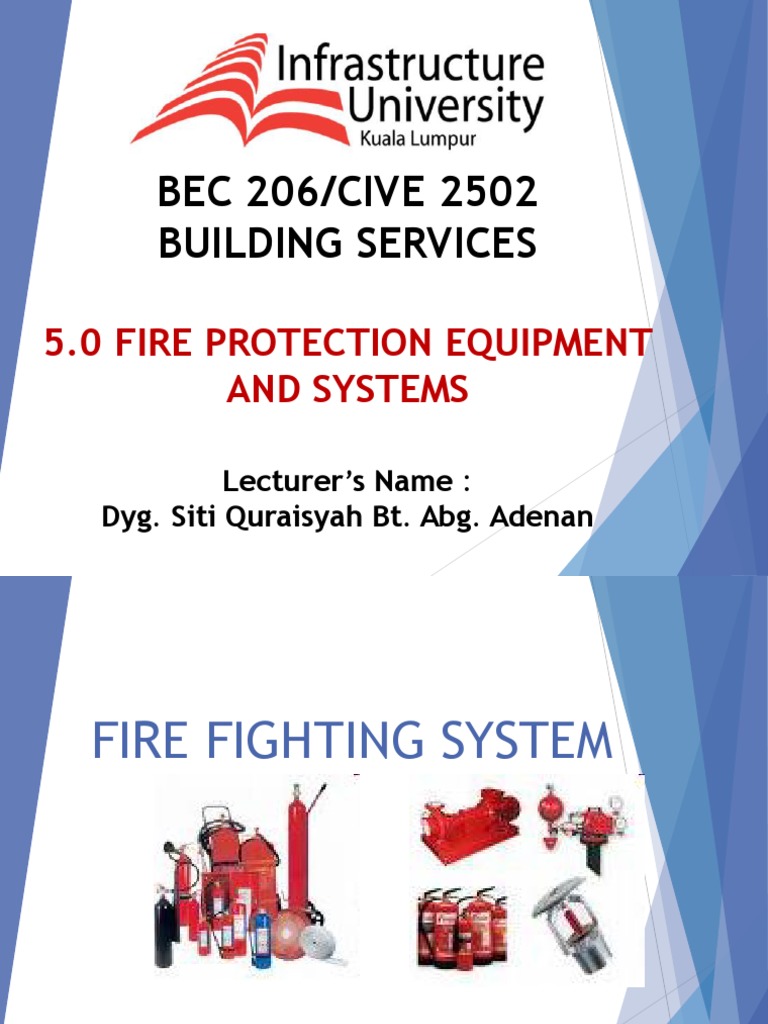 Fire Protection Systems Overview | PDF | Fire Sprinkler System | Fire ...